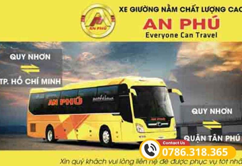 Hướng dẫn đặt vé xe An Phú Quy Nhơn trực tuyến