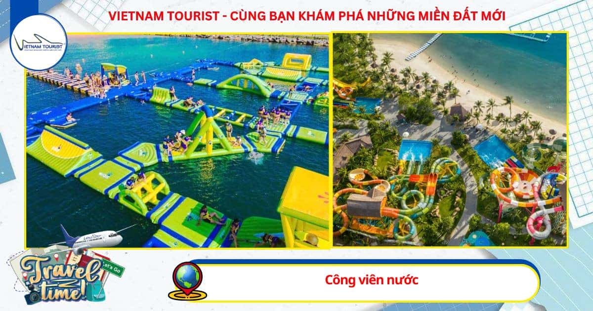 Khu công viên nước hiện đại tại VinWonders Nha Trang