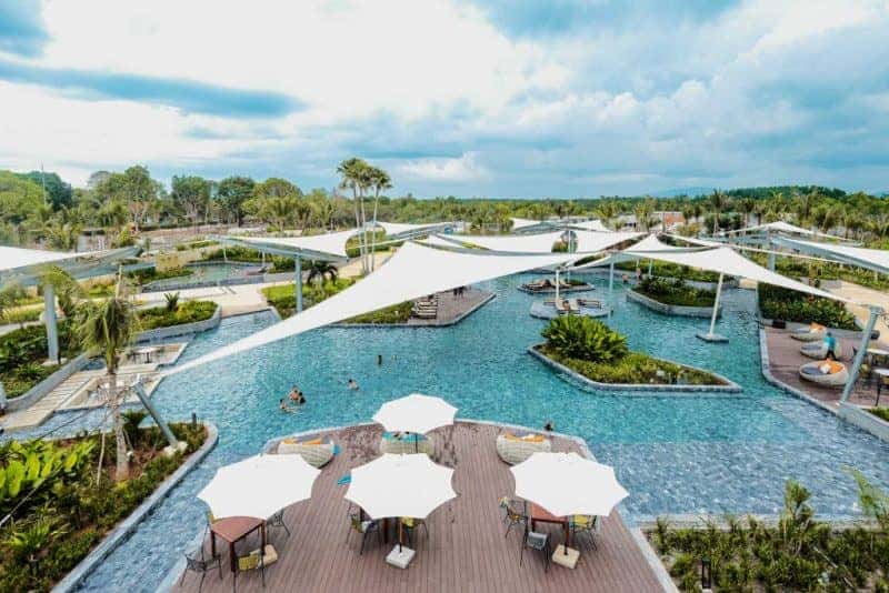 Minera Hot Springs Bình Châu nhìn từ trên cao