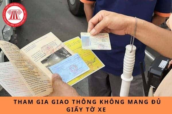 Mức phạt khi không mang đủ giấy tờ xe từ năm 2025