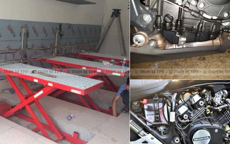 Phớt lốc máy bị hỏng gây chảy nhớt