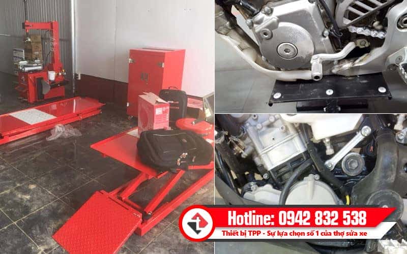 Xe máy bị chảy nhớt do ốc không chặt