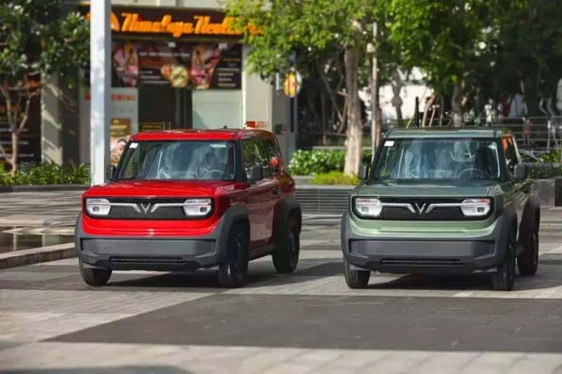 Xe ô tô điện VinFast VF3 với bộ pin Gotion, minh họa cho bảng giá pin VinFast mới nhất.