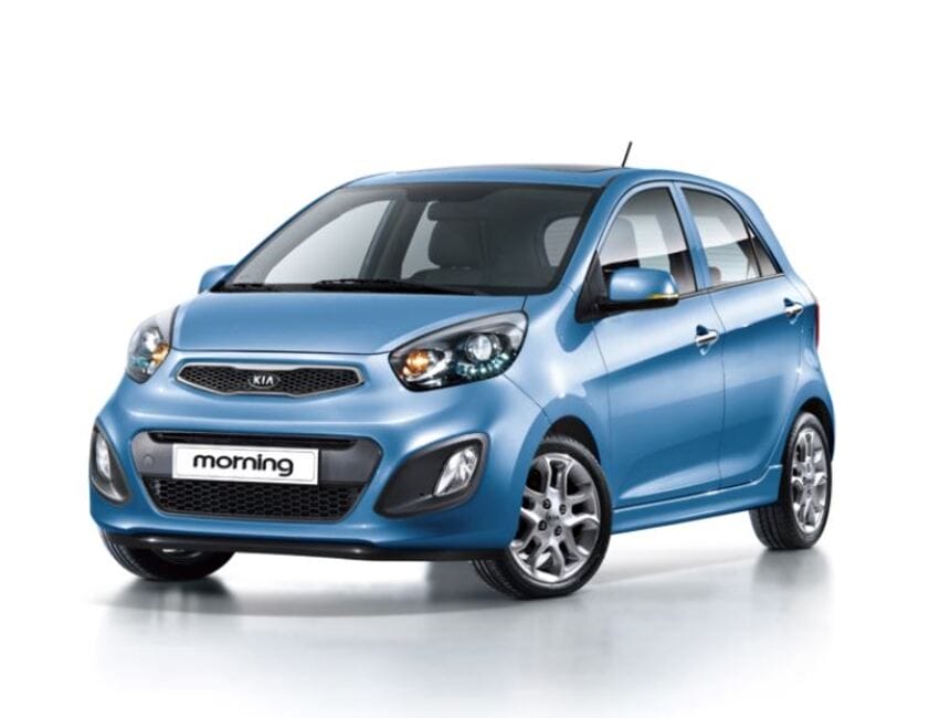 Ngoại hình Kia Morning 2011 sở hữu khá nhỏ gọn
