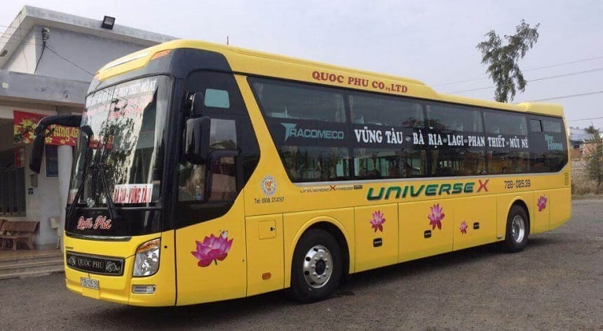 Nhà xe Quốc Phú tại bến xe Phan Thiết