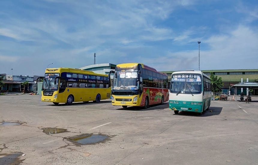 Các tuyến xe hoạt động tại bến Bàu Bàng