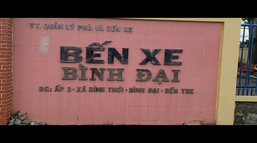Địa chỉ bến xe Bình Đại