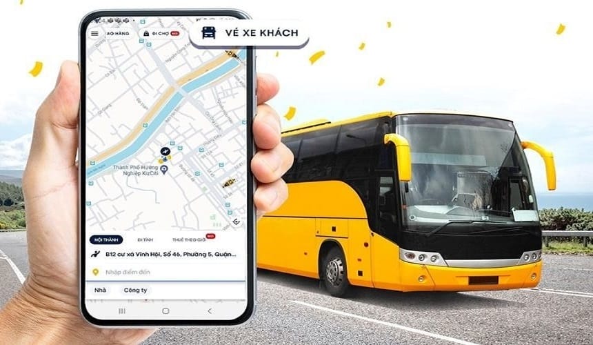 Hướng dẫn đặt vé xe tại Bến Cát