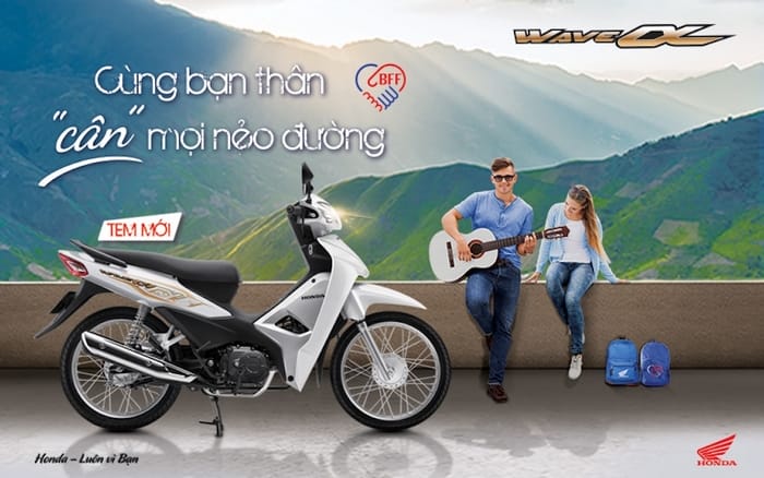 Wave Alpha 2020 cung cấp 5 màu sắc, tăng lựa chọn cho khách hàng