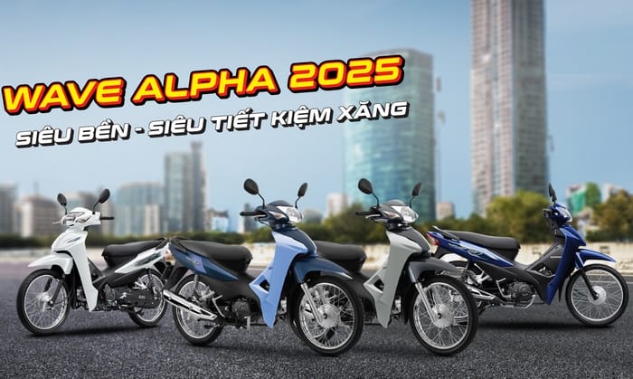 Wave Alpha 2025 cung cấp nhiều màu sắc, phiên bản để người dùng lựa chọn theo sở thích, cá tính riêng