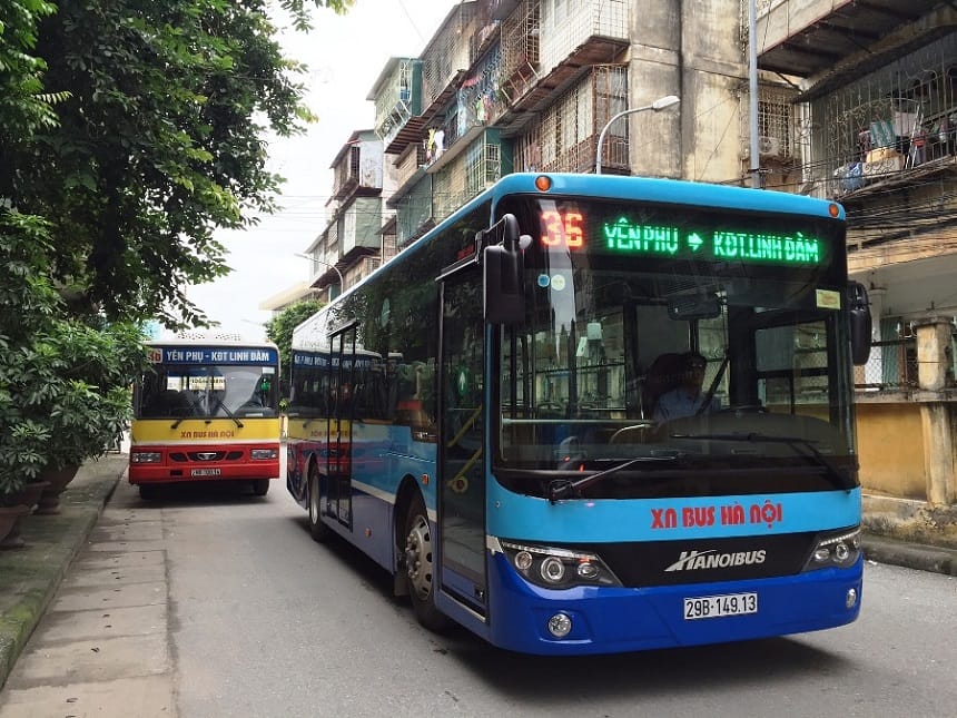 Các tuyến xe buýt từ bến Nam Thăng Long đến các bến xe