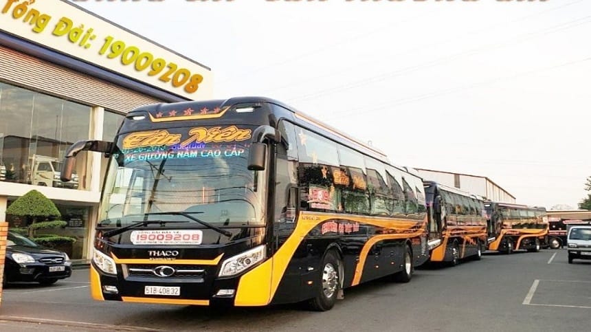 Các tuyến xe đi các tỉnh miền Trung