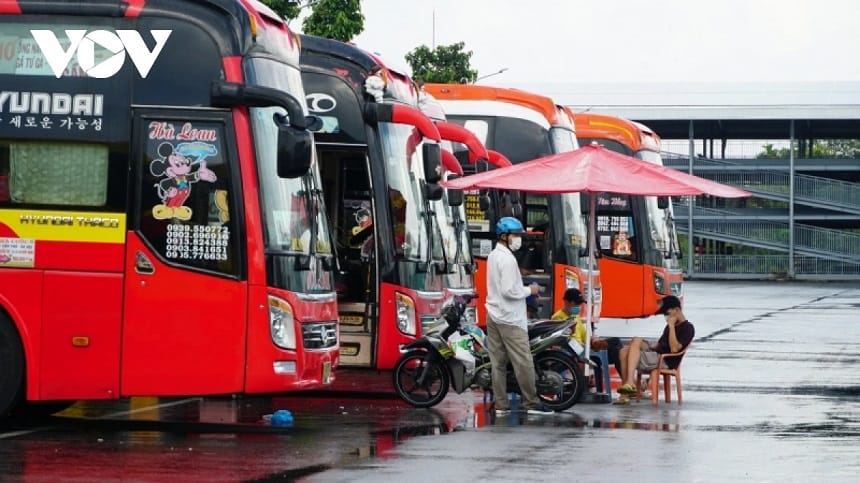 Các tuyến xe liên tỉnh Miền Tây