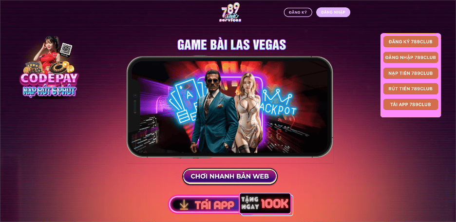 Click button “Chơi nhanh bản web”