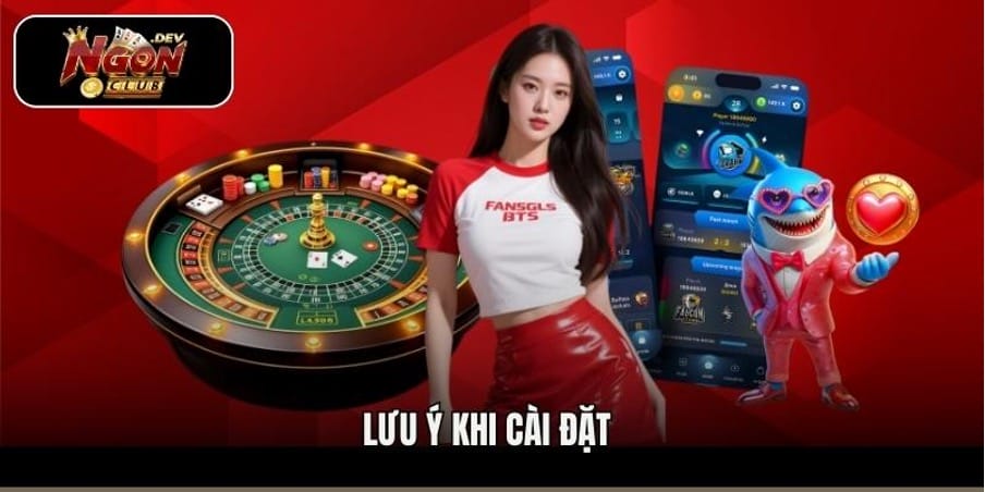 Lưu ý khi cài đặt