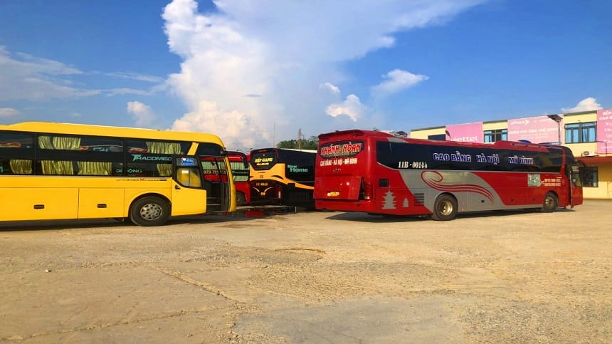 Tuyến xe từ Cao Bằng đi Hà Nội