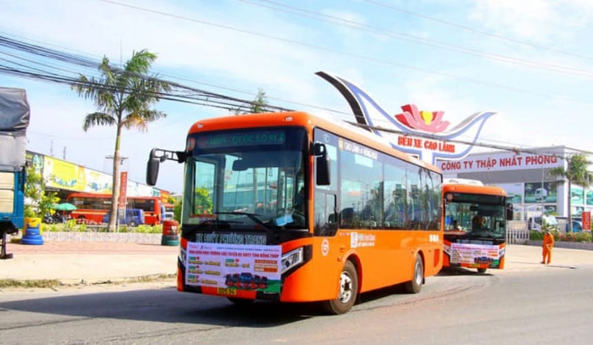 Các tuyến xe Bus hoạt động tại bến Cao Lãnh