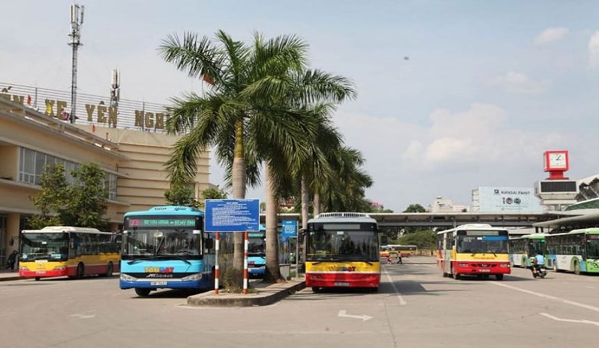 Các tuyến xe Bus hoạt động tại bến Yên Nghĩa
