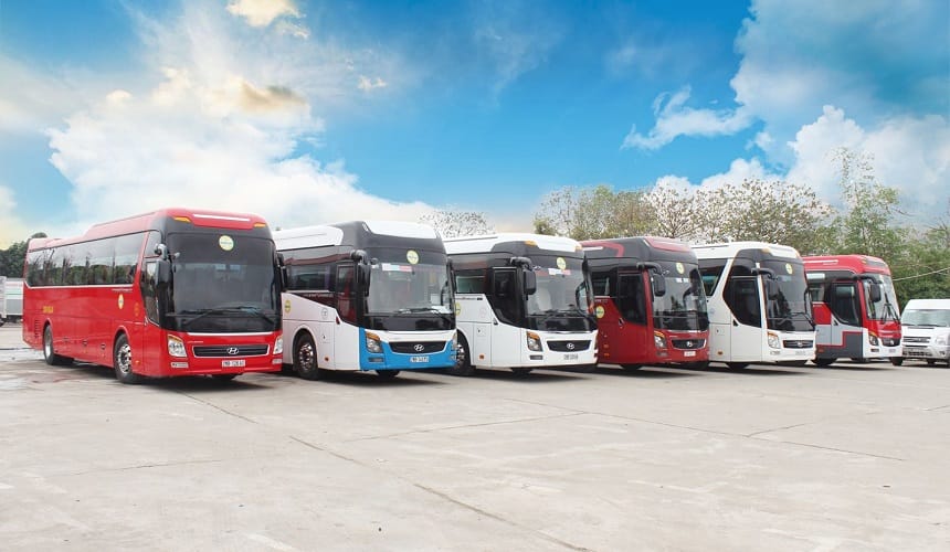 Các tuyến xe liên tỉnh hoạt động tại bến