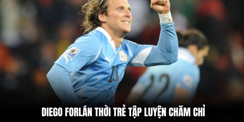 Diego Forlán thời trẻ tập luyện chăm chỉ