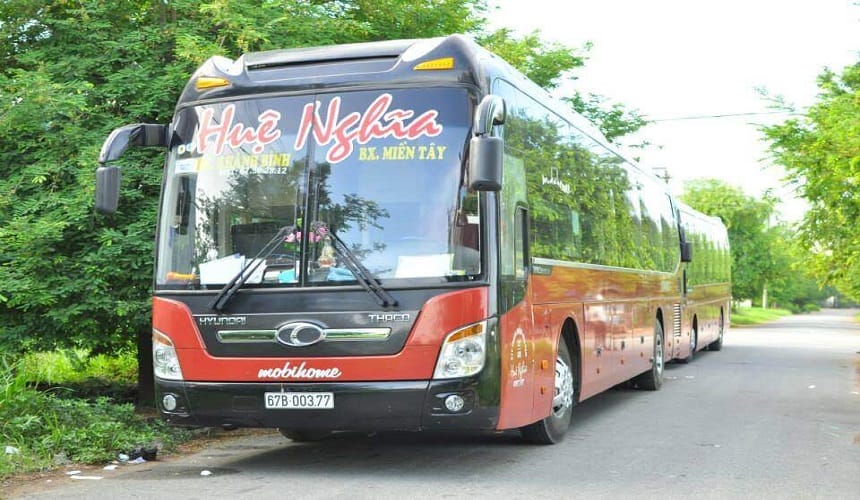 Tuyến xe khách từ bến Hà Tiên đến Sài Gòn