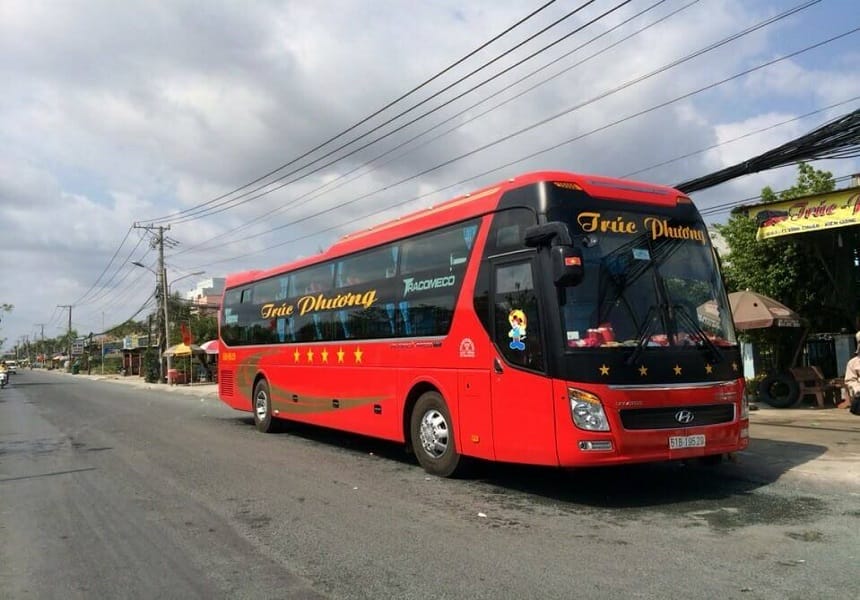 Xe khách Trúc Phương từ bến xe Vĩnh Thuận đi Bình Dương
