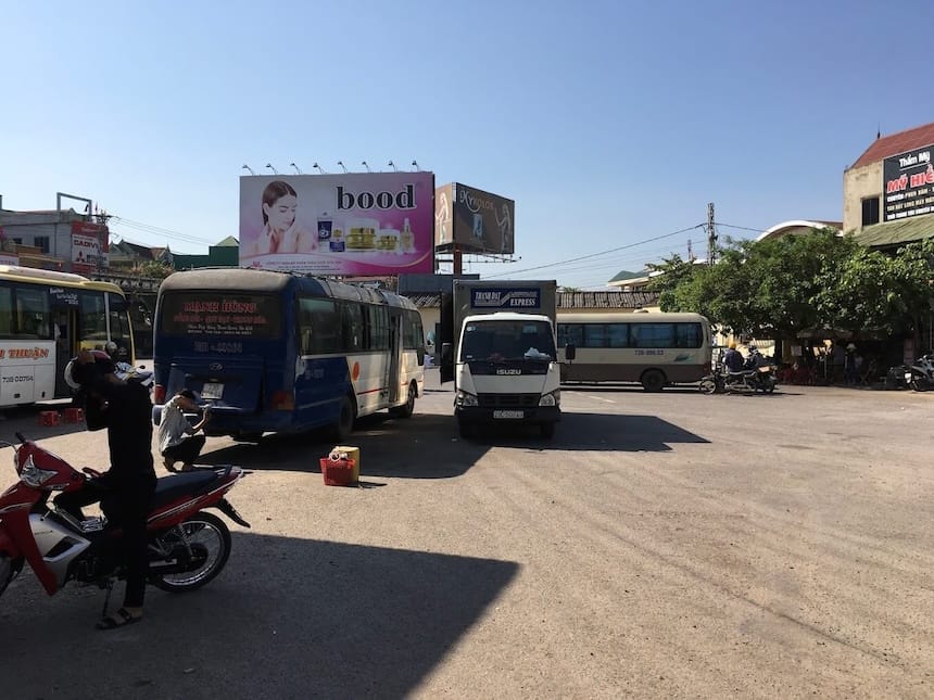 Bến xe Nam Lý được quy hoạch với diện tích rộng rãi