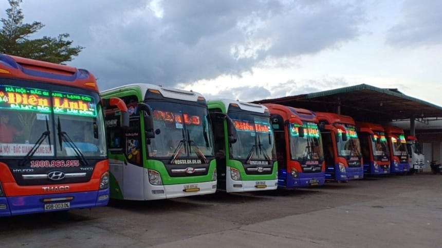 Các tuyến xe liên tỉnh hoạt động hàng ngày