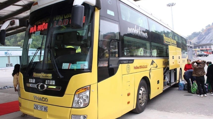 Di chuyển đến bến xe Sapa bằng xe khách