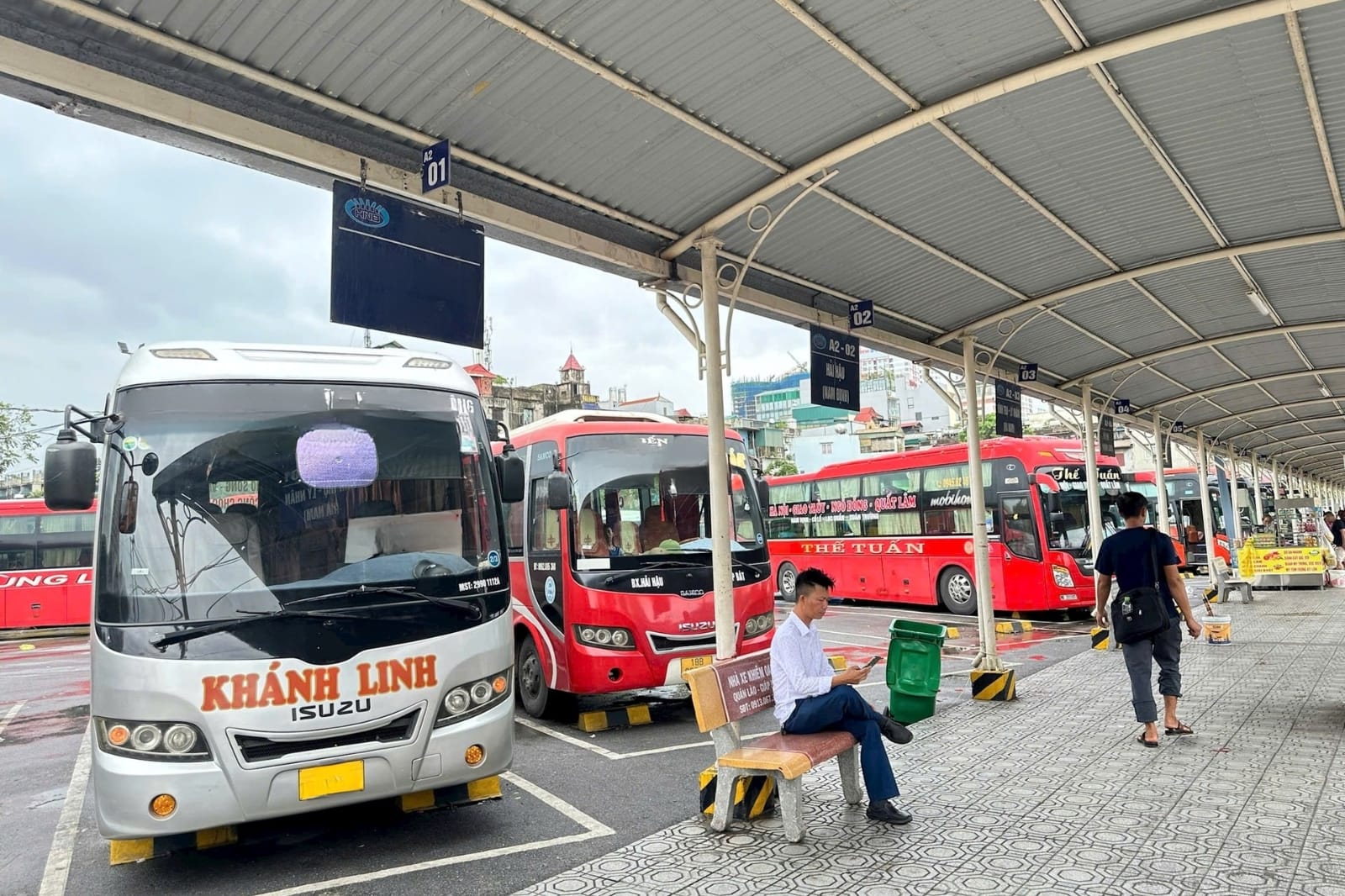 Khu vực chờ khách rộng rãi thoáng mát