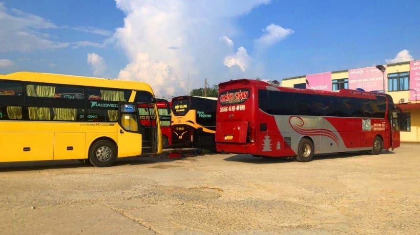 Quãng đường di chuyển đến bến xe tương đối đơn giản