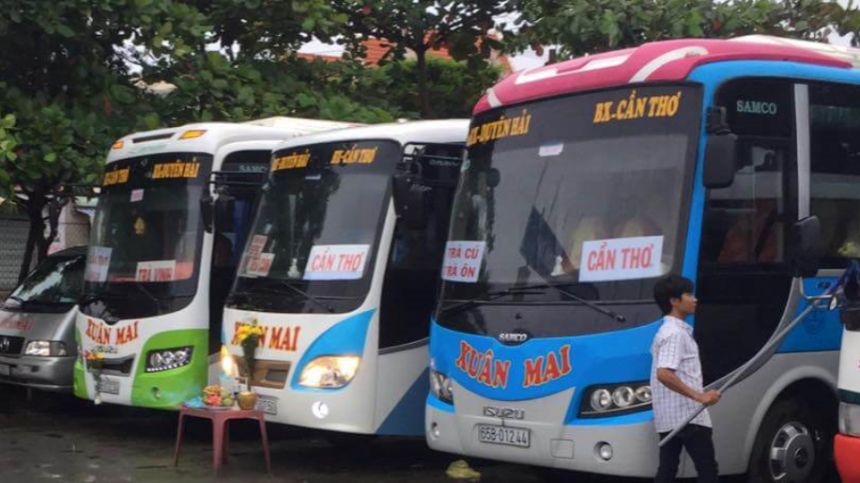 Chi tiết các chuyến xe khách hoạt động tại bến Trà Ôn