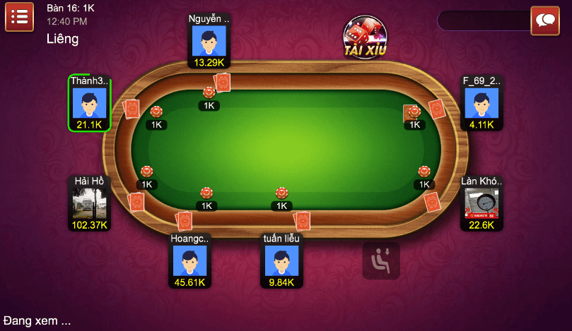 Game bài Liêng luôn có một sức hút lớn với người chơi