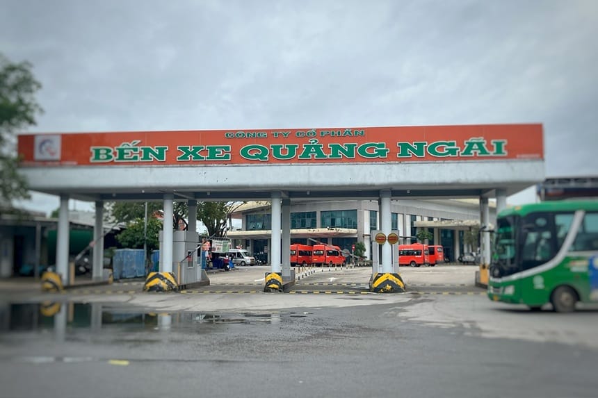 Bến xe Quảng Ngãi - điểm trung chuyển quan trọng của mạng lưới giao thông tỉnh