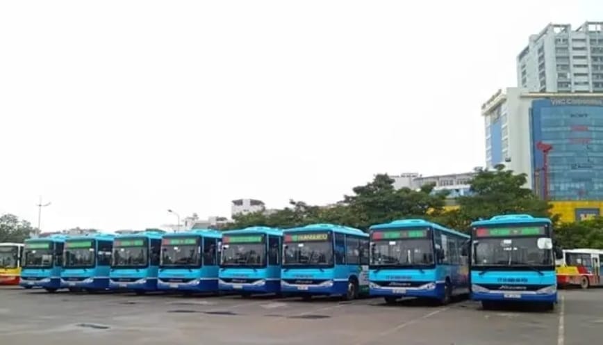 Các khu giờ hoạt động của xe buýt và số chuyến trong ngày