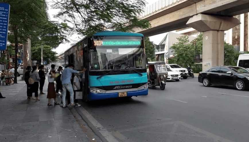 Lộ trình chiều đi tuyến xe bus 103B