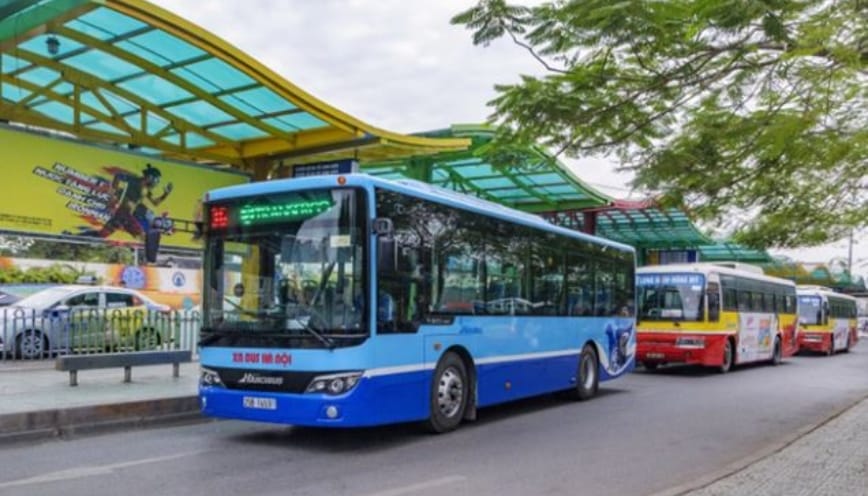 Lộ trình lượt đi tuyến bus 144 Hà Nội