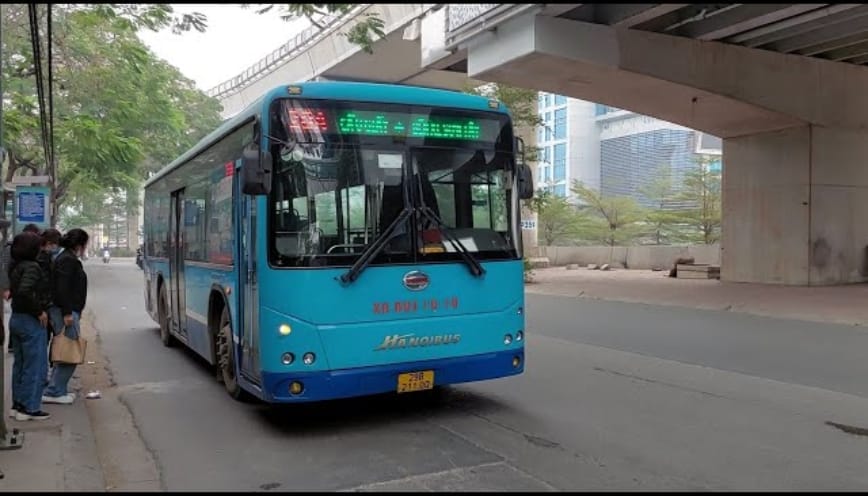 Lộ trình xe chốt ở hai điểm đầu và điểm cuối