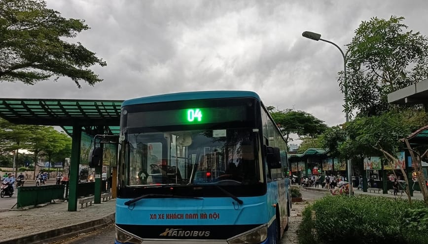Giờ chạy tuyến xe bus 04 trong tuần