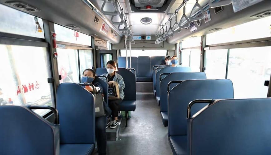 Di chuyển bằng xe bus giúp bảo vệ sức khỏe