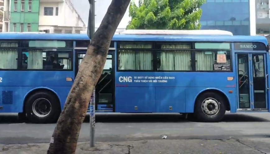 Lộ trình chiều đi của tuyến buýt số 8