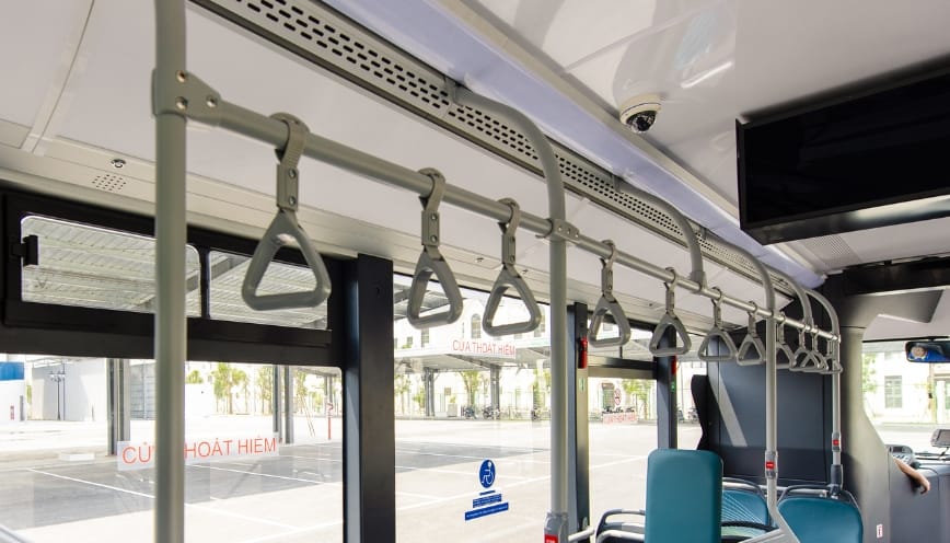 Xe bus E01 nổi bật với khả năng vận hành êm ái