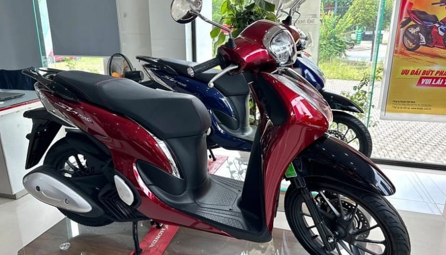 Bảng giá cho bảng màu mới của SH mode 2025