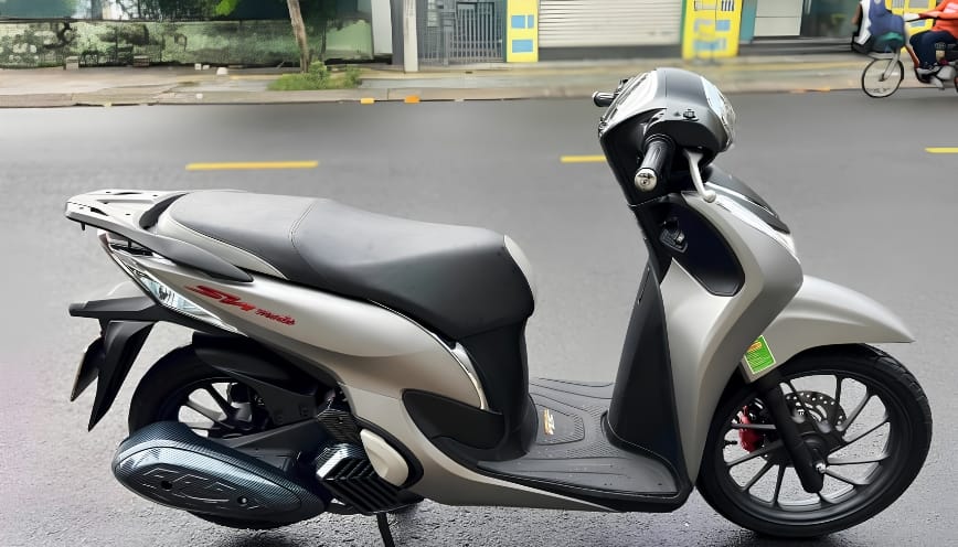 Thiết kế nổi bật của SH mode màu xám lông chuột