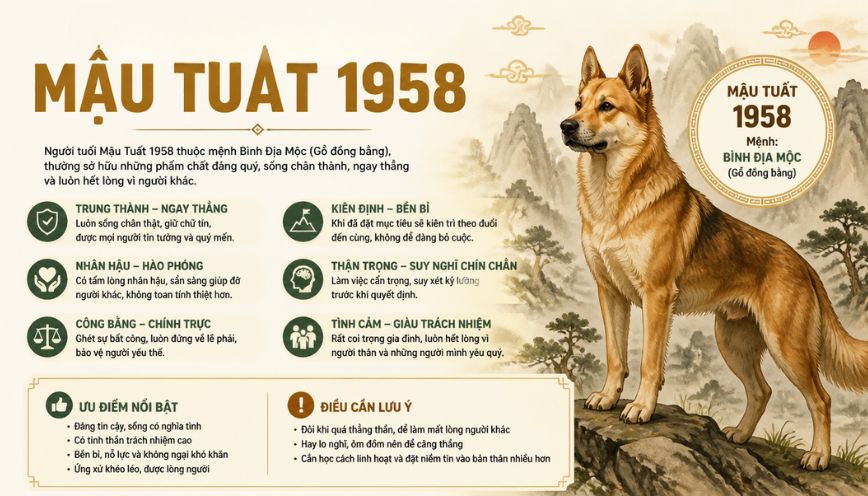 1958 tuổi con gì