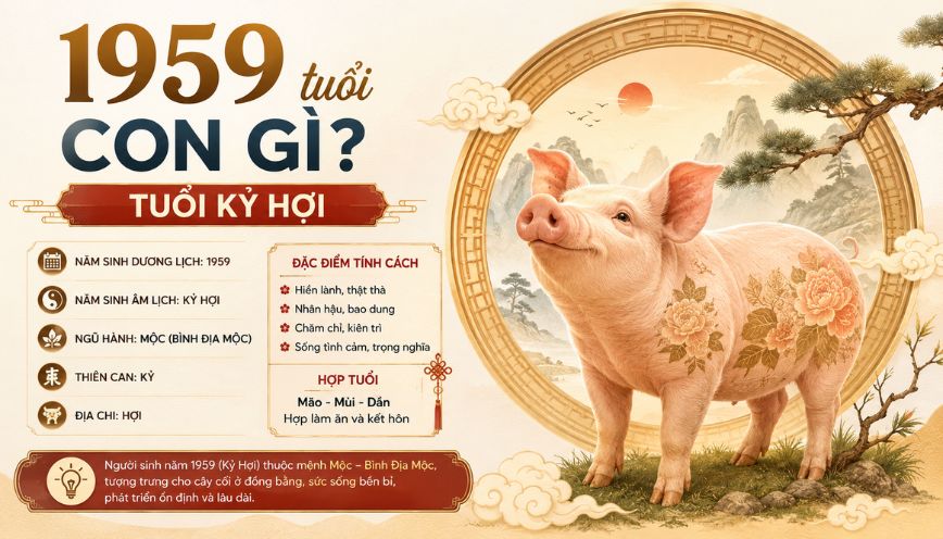 1959 tuổi con gì