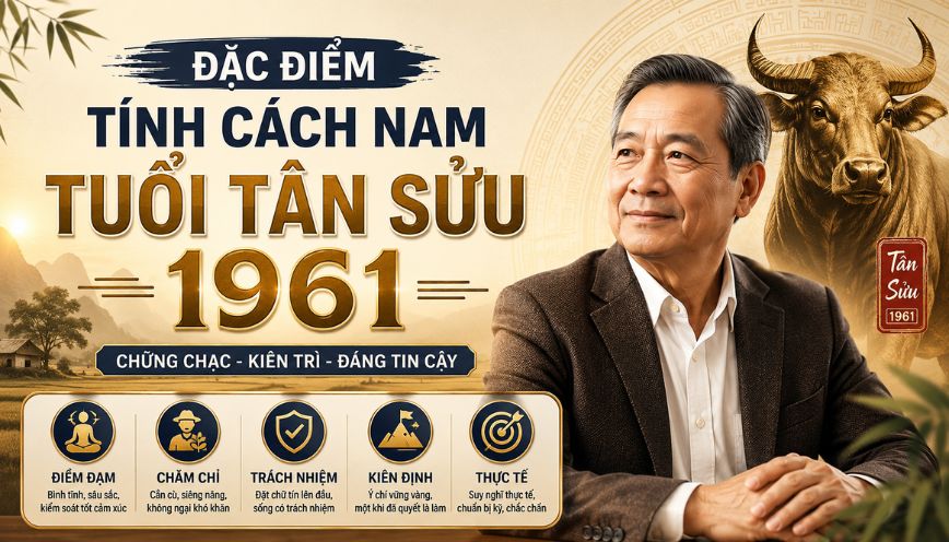 Đặc điểm tính cách nam tuổi Tân Sửu 1961