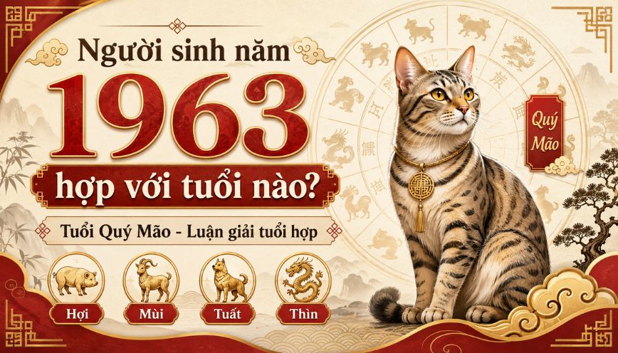 Người sinh năm 1963 hợp với tuổi nào?