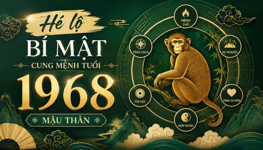 Hé lộ bí mật cung mệnh tuổi 1968