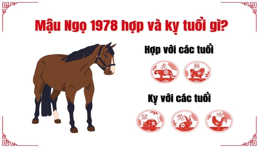 Tuổi Mậu Ngọ 1978 hợp tuổi nào, khắc tuổi nào?